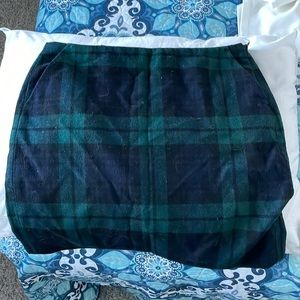 Banana Republic plaid lined mini skirt